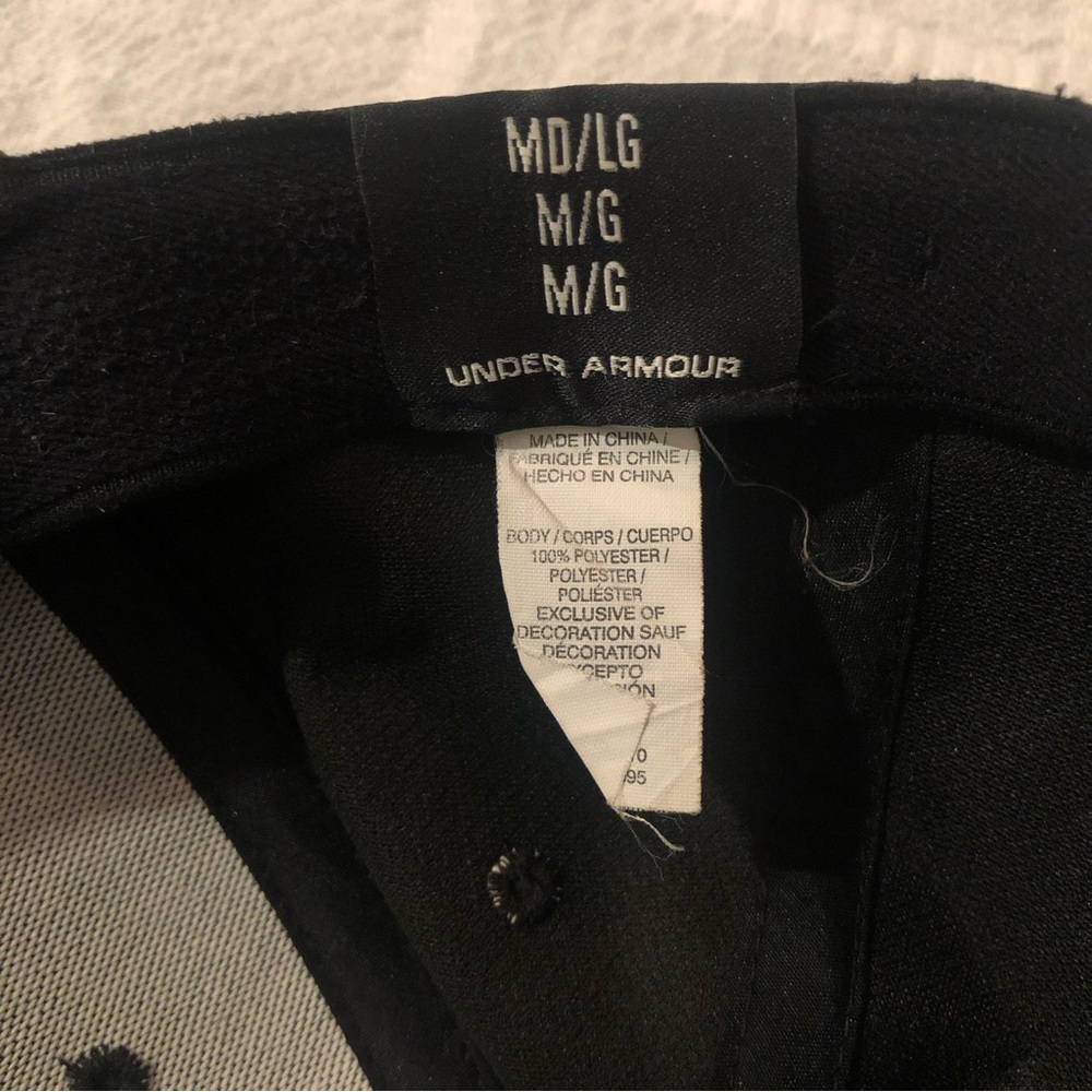 Under Armour Mens Black Storm Hat / medium / large - Picture 7 of 12